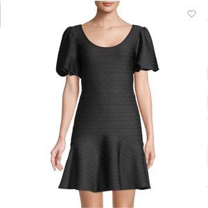 Shoshanna Kosmo Puff-Sleeve Stretch Dress